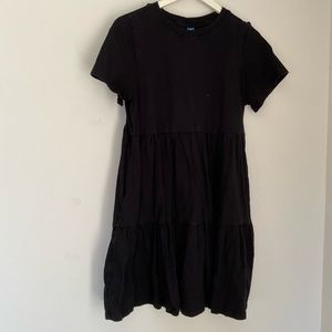 Old Navy Tiered Knit Dress - Black - Medium - NWOT
